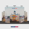 Portable Exhibit Display 20ft x 10ft - Model 21