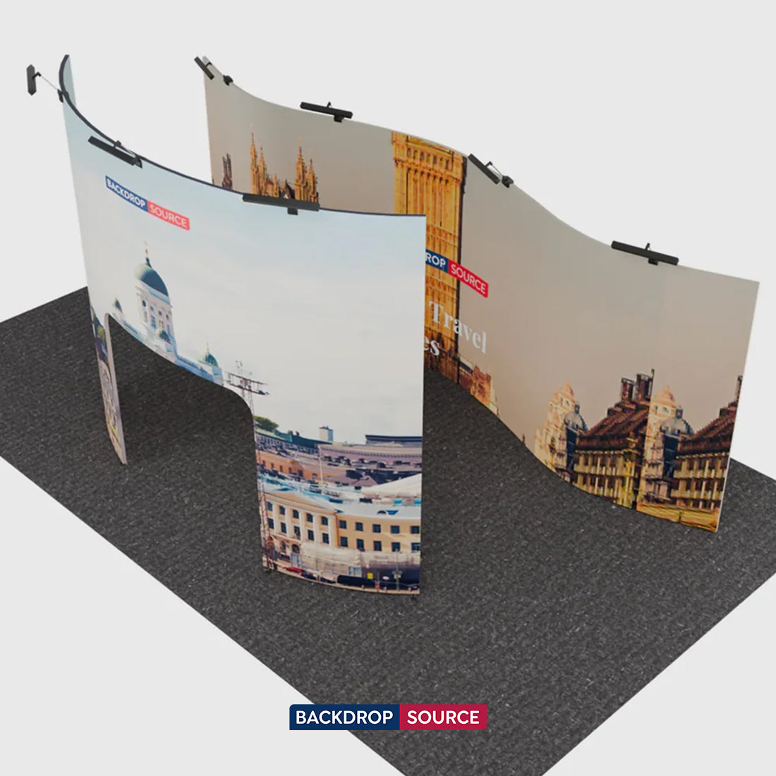 Portable Exhibit Display 20ft x 10ft - Model 21