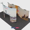 Portable Exhibit Display 20ft x 10ft - Model 21