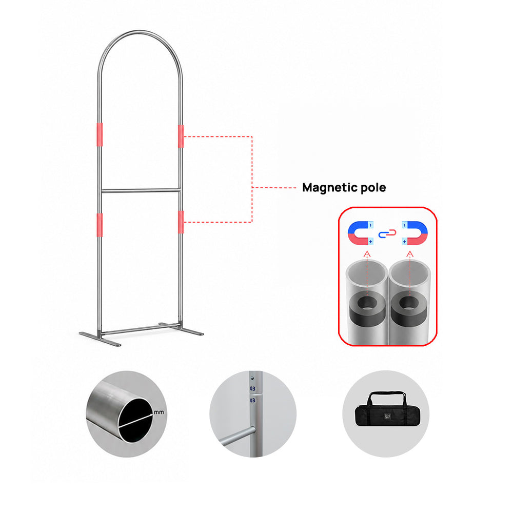 Support magnétique portable pour tissu Rampant 