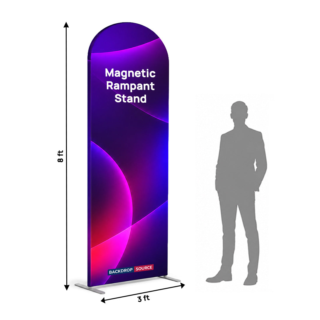 Support magnétique portable pour tissu Rampant 