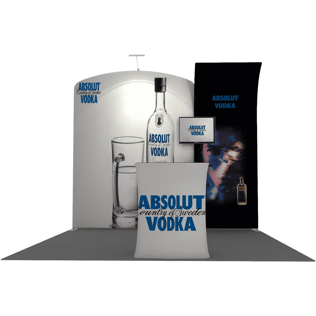 Présentoir portable 3 m x 3 m - Modèle 8 