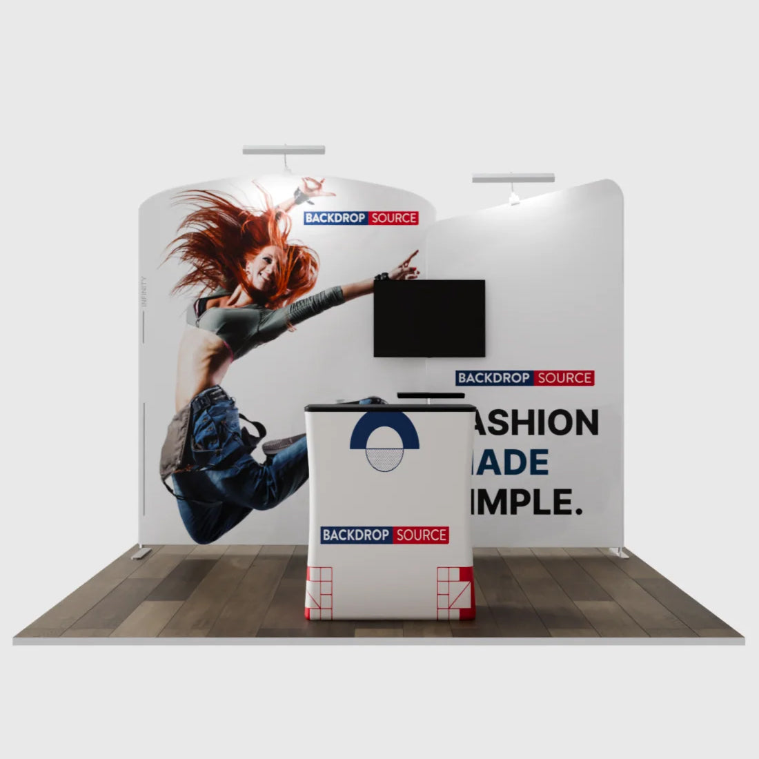 Portable Exhibit Display 10ft x 10ft - Model 5
