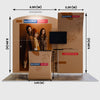 Présentoir portable 3 m x 3 m - Modèle 8 