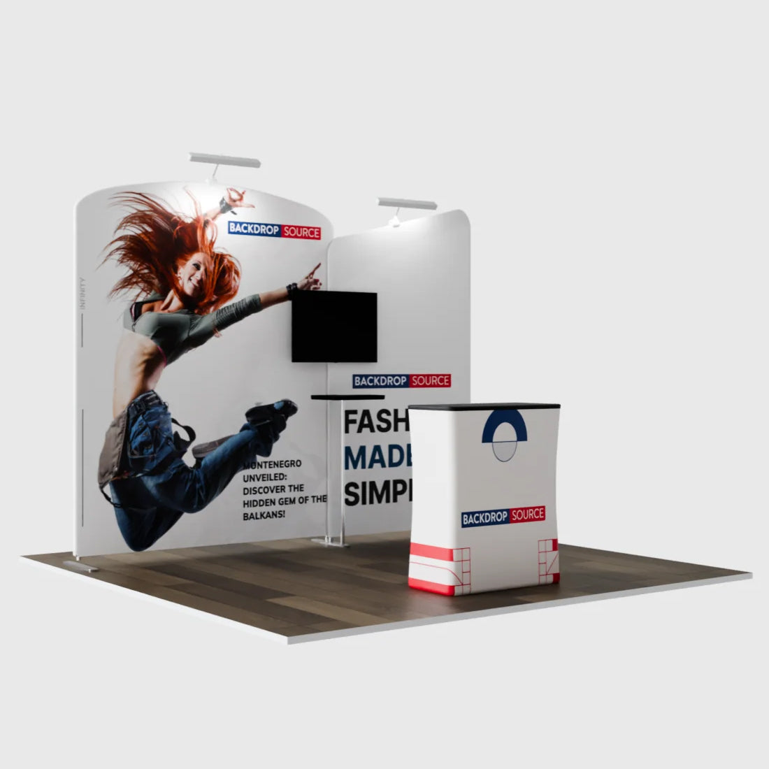 Portable Exhibit Display 10ft x 10ft - Model 5