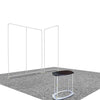 Présentoir portable 3 m x 3 m - Modèle 4 