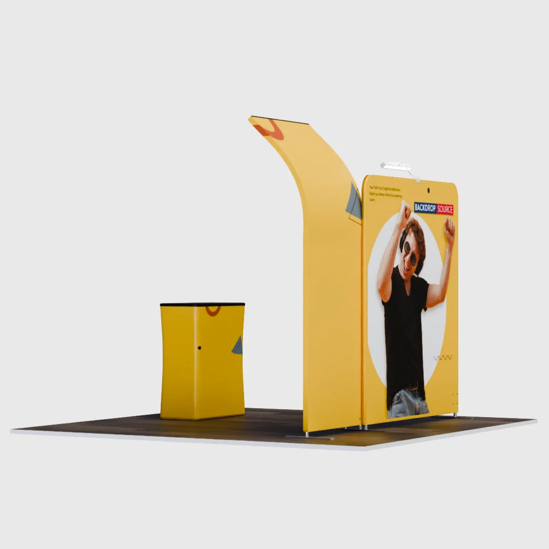 Présentoir portable 3 m x 3 m - Modèle 6 