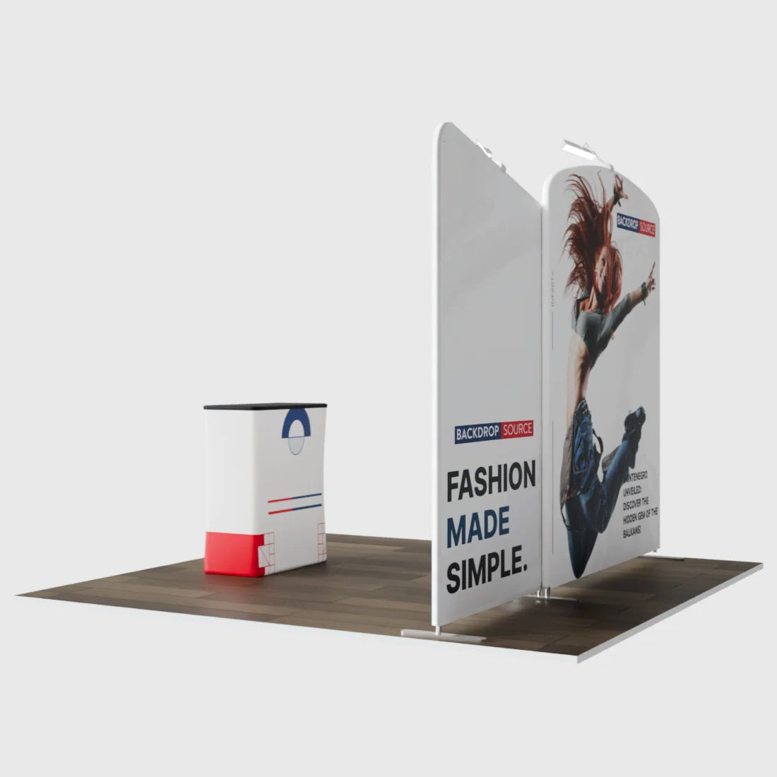 Portable Exhibit Display 10ft x 10ft - Model 5