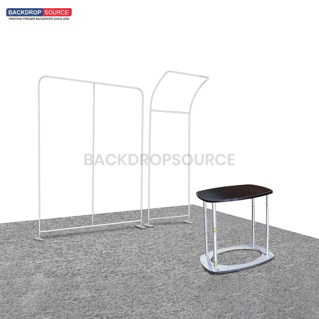 Présentoir portable 3 m x 3 m - Modèle 6 