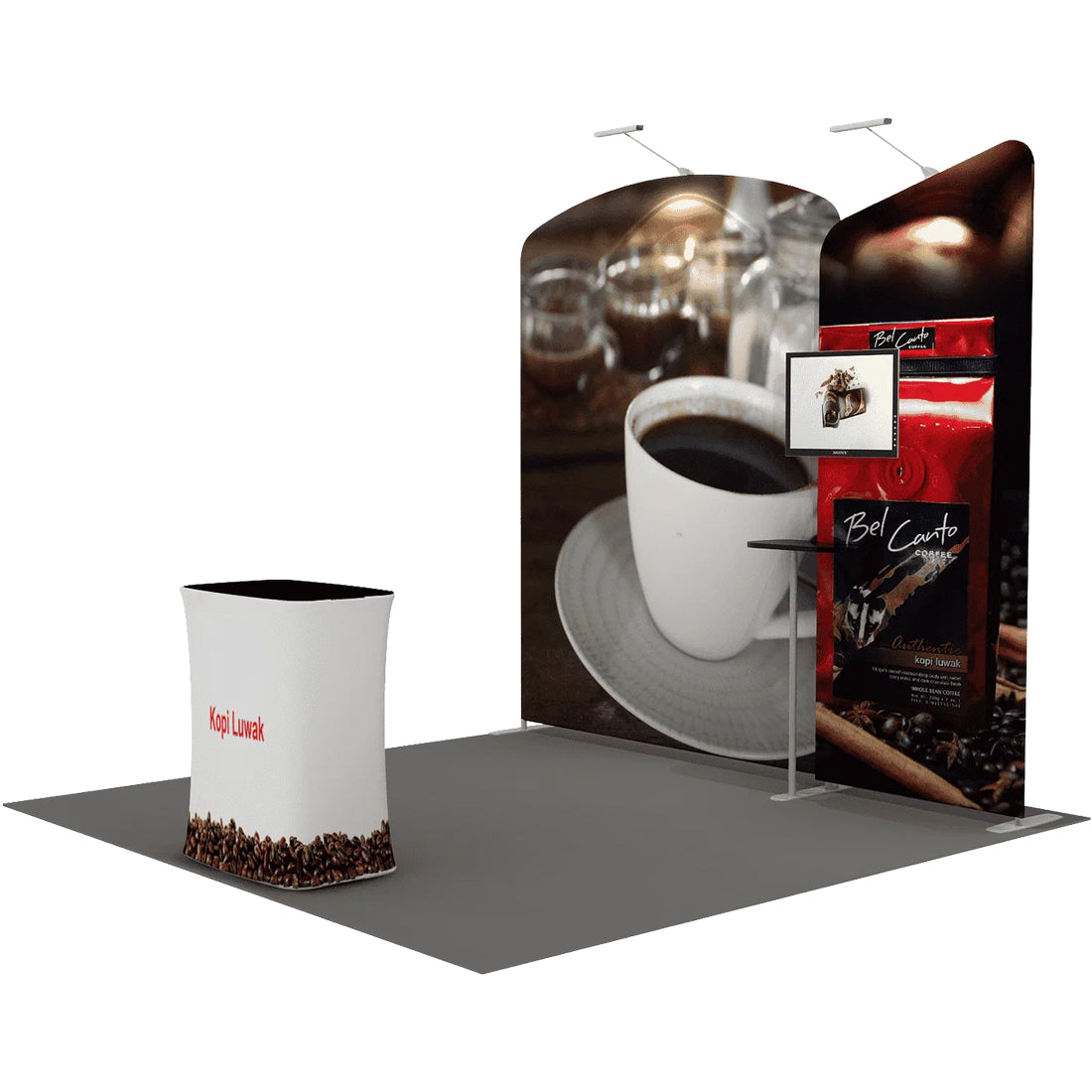 Portable Exhibit Display 10ft x 10ft - Model 5