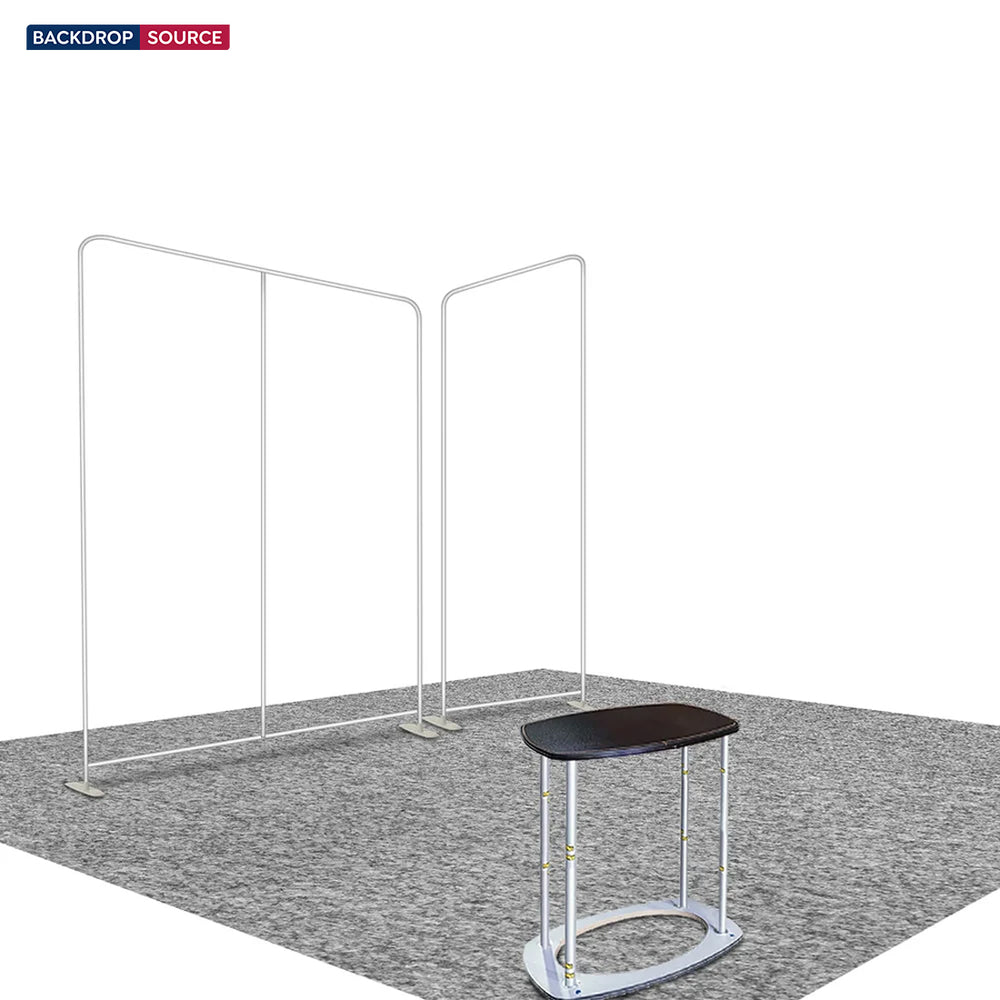 10x10 Twin Inclined Wall Booth Kit
