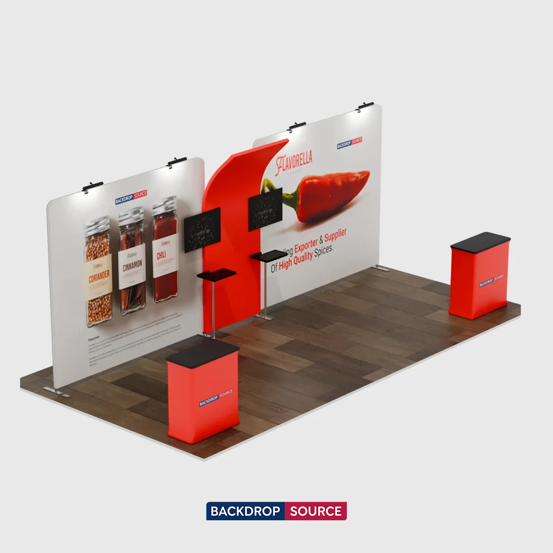 Présentoir portable 6 m x 3 m - Modèle 13 