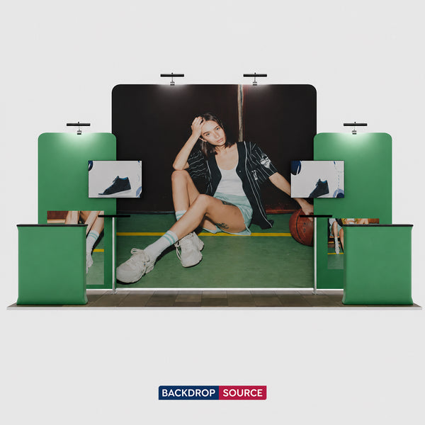 Portable Exhibit Display 20ft x 10ft - Model 5