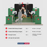 20x10 Straight Wall Booth Kit with Tall Centre Wall & 2 Counters