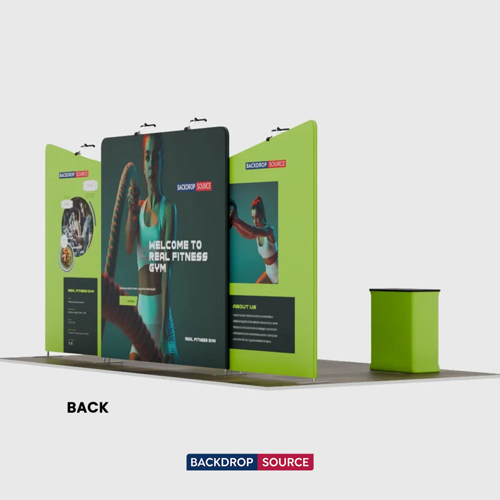 Portable Exhibit Display 20ft x 10ft - Model 6