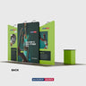Portable Exhibit Display 20ft x 10ft - Model 6