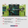Portable Exhibit Display 20ft x 10ft - Model 6