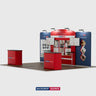 Portable Exhibit Display 20ft x 10ft - Model 7