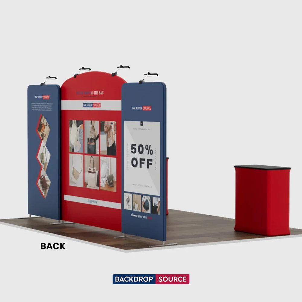 Portable Exhibit Display 20ft x 10ft - Model 7