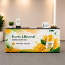Premium Fabric Counter Display - 10ft W