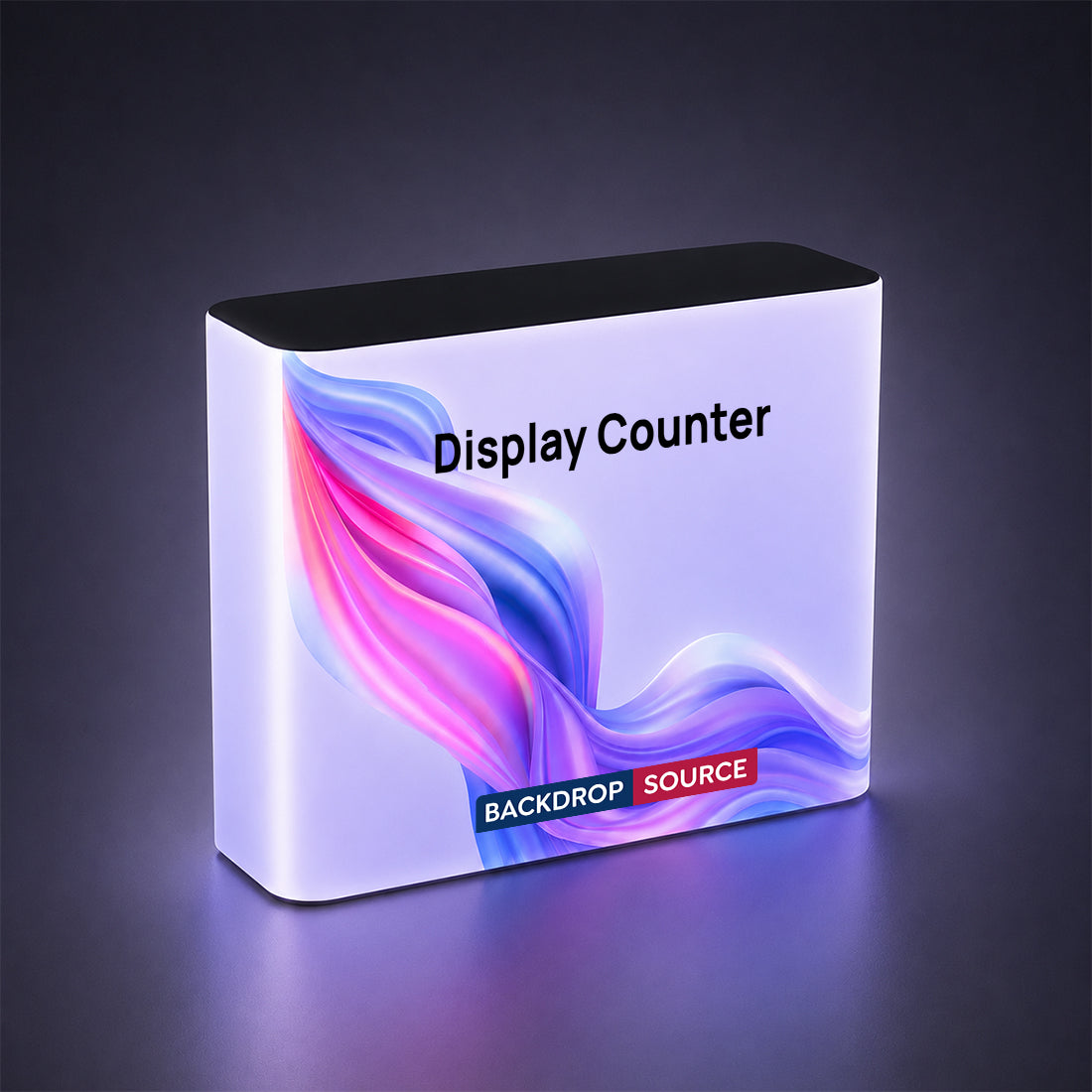 Backlit Premium Fabric Counter Display – 3ft/4ft/6ft W