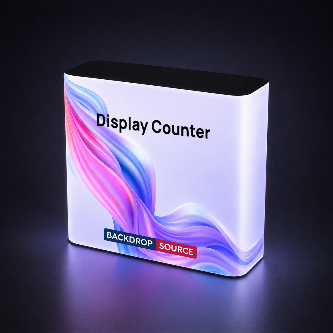 Backlit Premium Fabric Counter Display – 3ft/4ft/6ft W