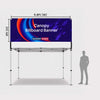 Tente-canopée - Bannière publicitaire 