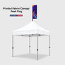 Printed Fabric Canopy Peak Flag
