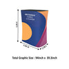 FIFA 2026 Rectangle Fabric Counter Display
