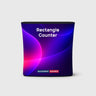 Rectangle Fabric Display Counter - included in Magnetic Straight & Slope Fabric Banner Stand Exhibition Kit