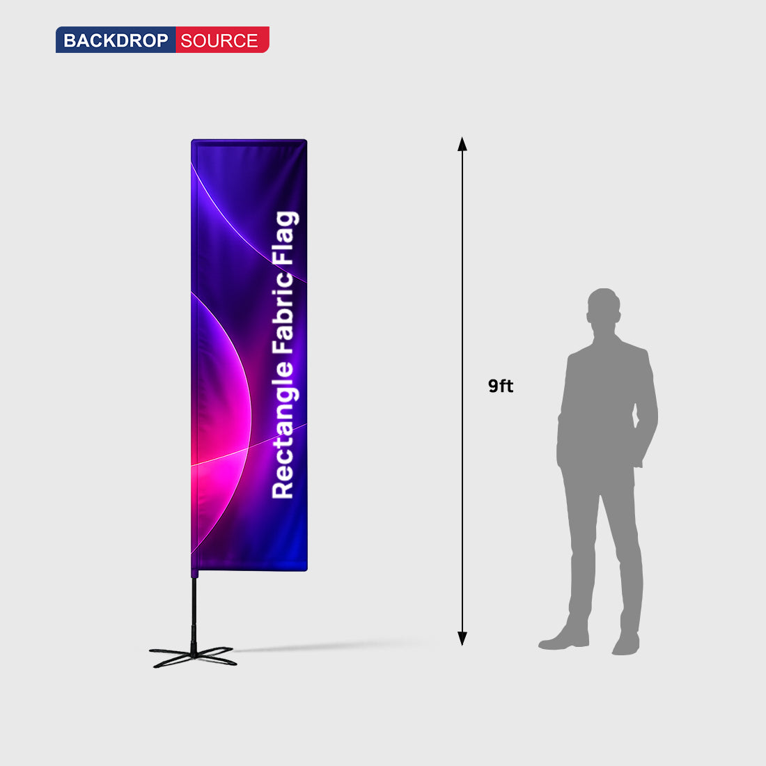 Drapeau rectangulaire 