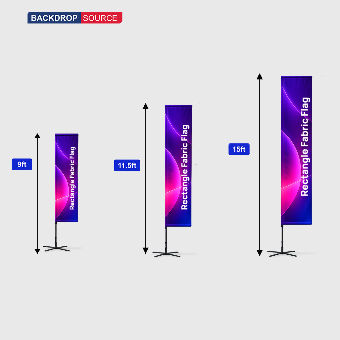 Drapeau rectangulaire 