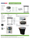 FIFA 2026 Rectangle Fabric Counter Display