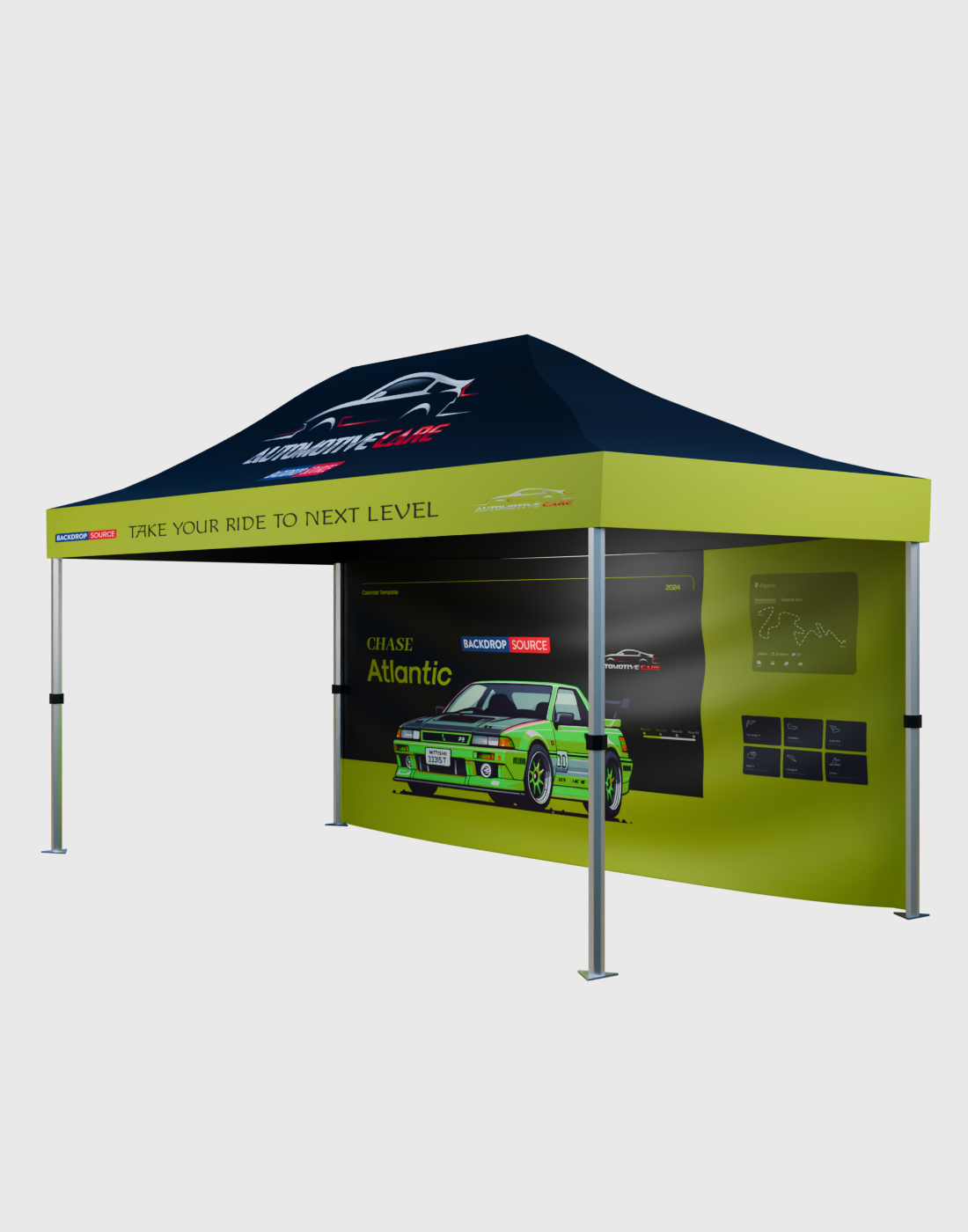 FIFA 2026 Heavy Duty Custom Canopy Tent (15ft x 10ft)