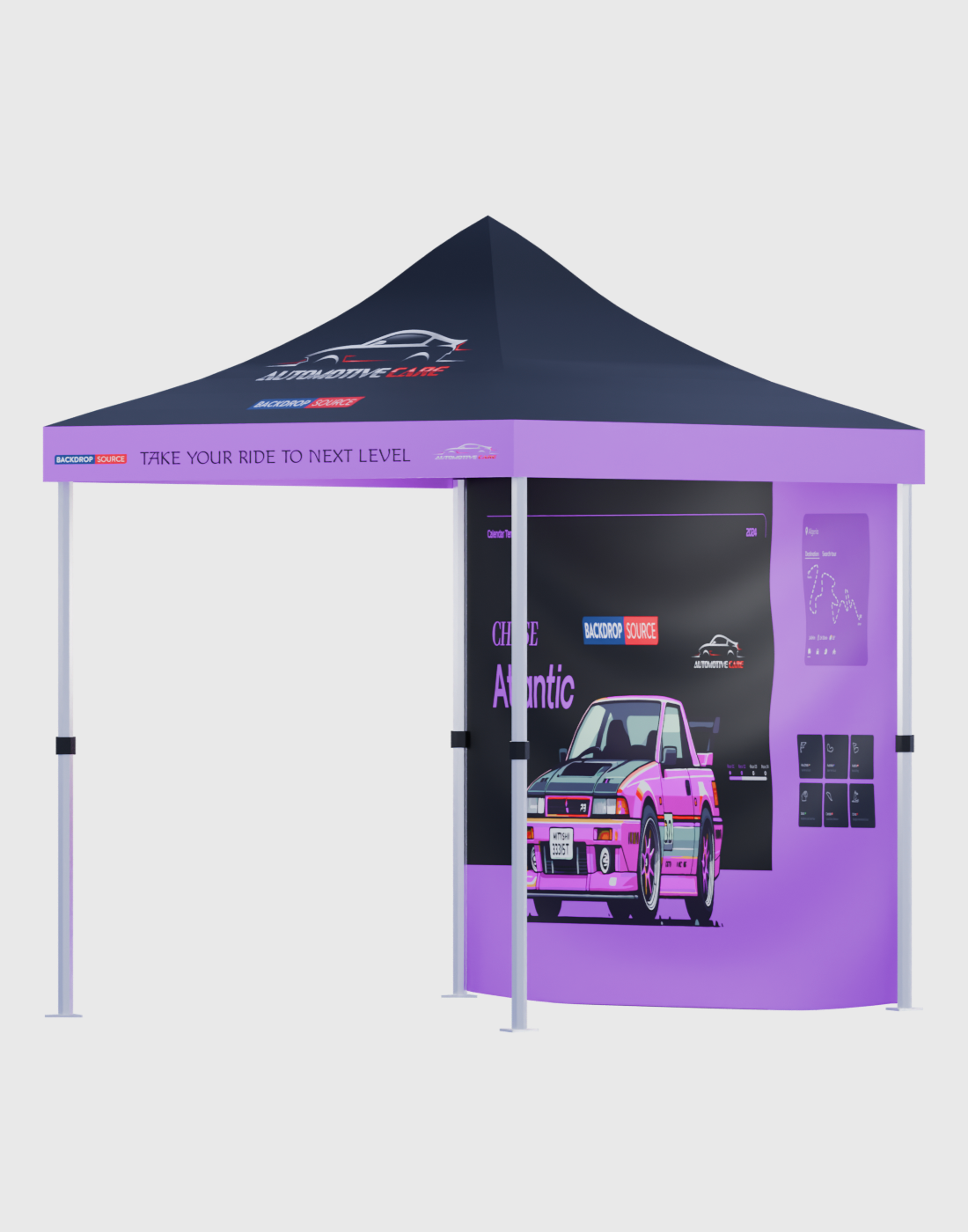 FIFA 2026 Heavy Duty Custom Canopy Tent (6.5ft x 10ft)