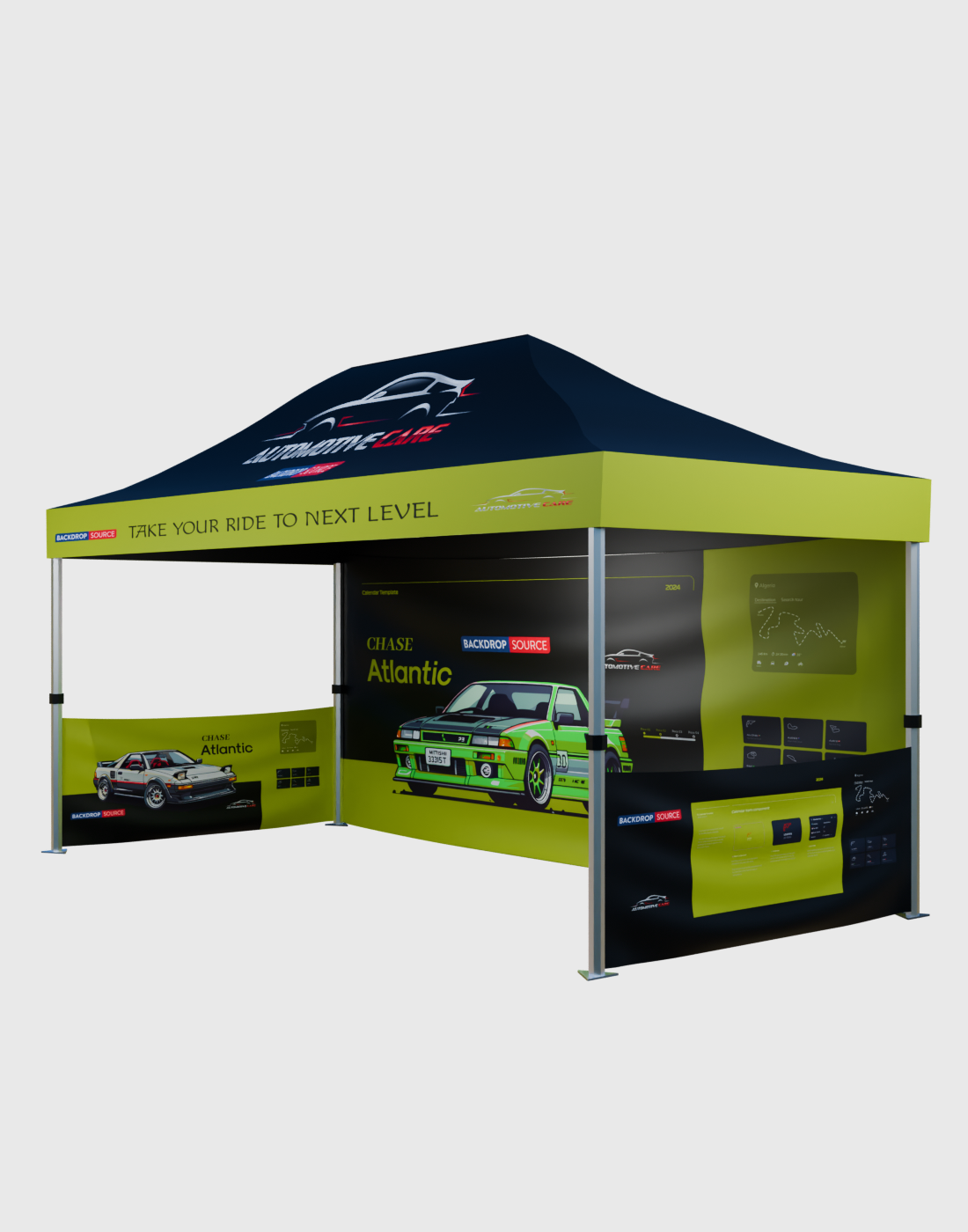 FIFA 2026 Heavy Duty Custom Canopy Tent (15ft x 10ft)
