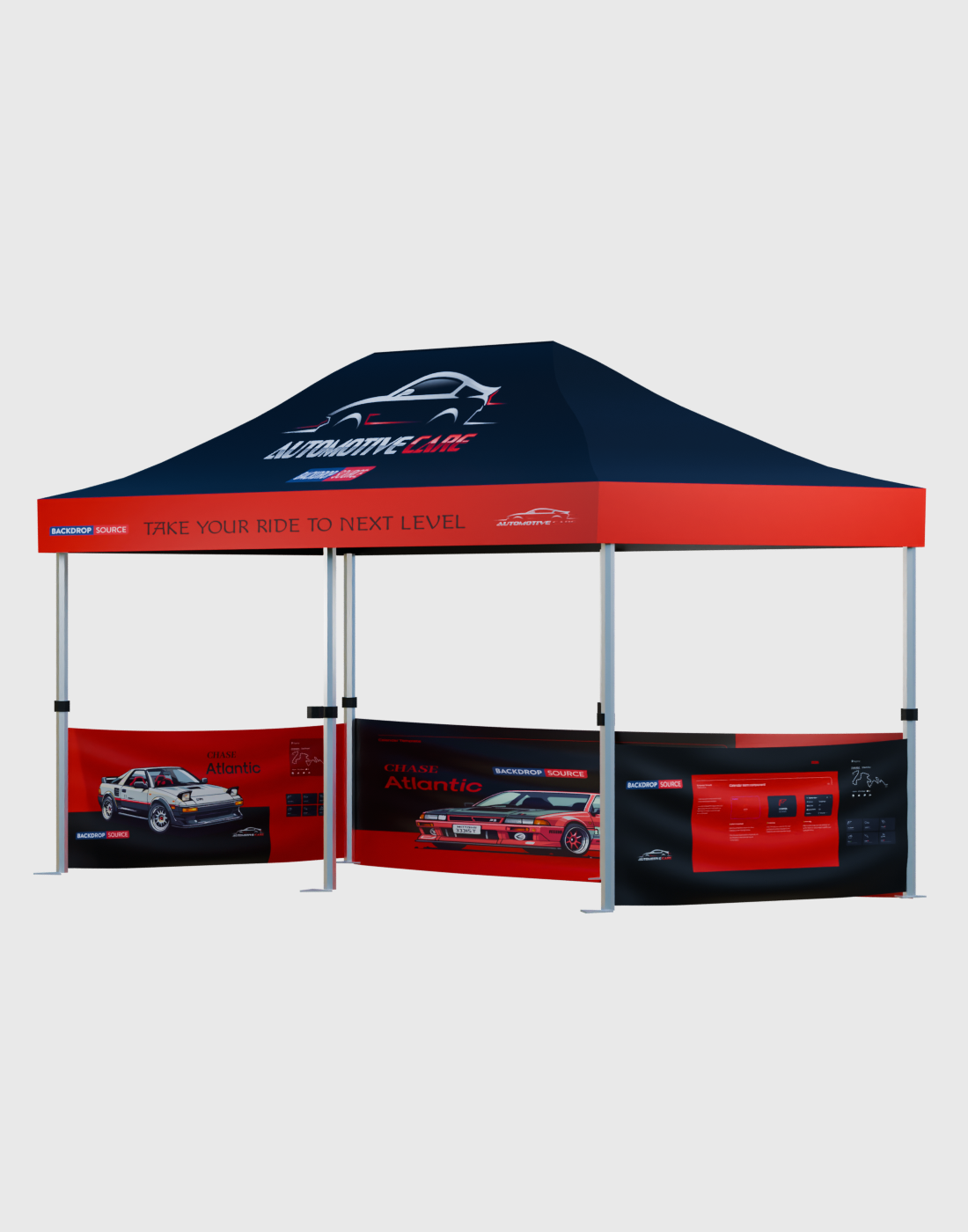 FIFA 2026 Heavy Duty Custom Canopy Tent (20ft x 10ft)