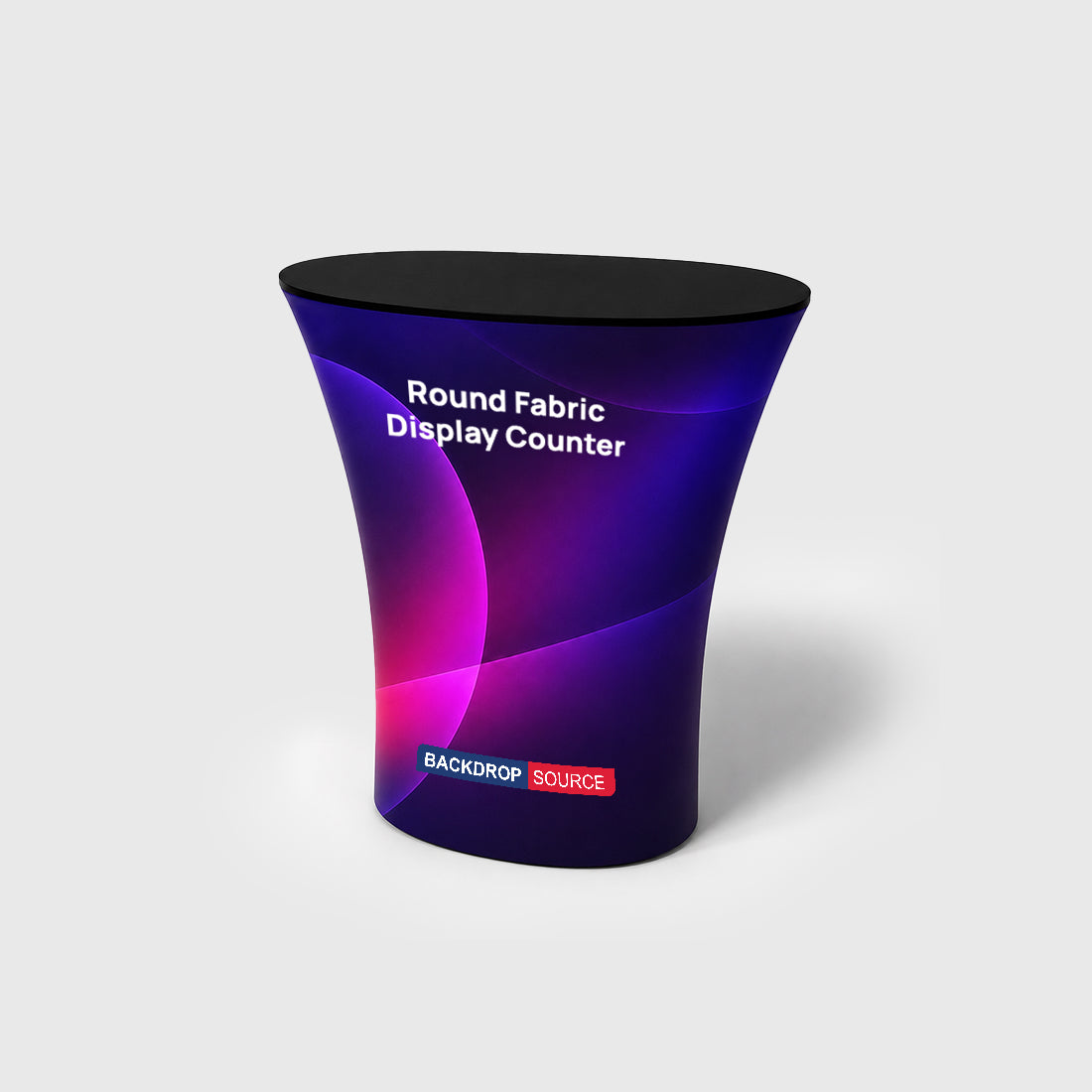 Round Fabric Display Counter (For Podium & Booth Exhibitions)