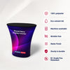 Round Fabric Display Counter (For Podium & Booth Exhibitions)
