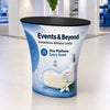 Round Fabric Display Counter (For Podium & Booth Exhibitions)