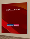 Wall-Mounted SEG Fabric Display – 2.4" Depth
