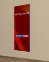 Wall-Mounted SEG Fabric Display – 2.4" Depth