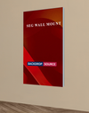 Wall-Mounted SEG Fabric Display – 2.4" Depth