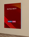 Wall-Mounted SEG Fabric Display – 2.4" Depth