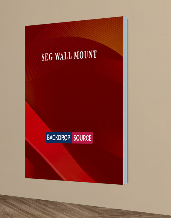Wall-Mounted SEG Fabric Display – 2.4