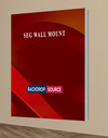 Wall-Mounted SEG Fabric Display – 2.4" Depth