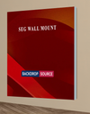 Wall-Mounted SEG Fabric Display – 2.4" Depth