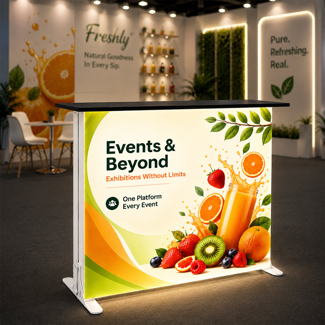 SEG Fabric Folding Light Box Counter