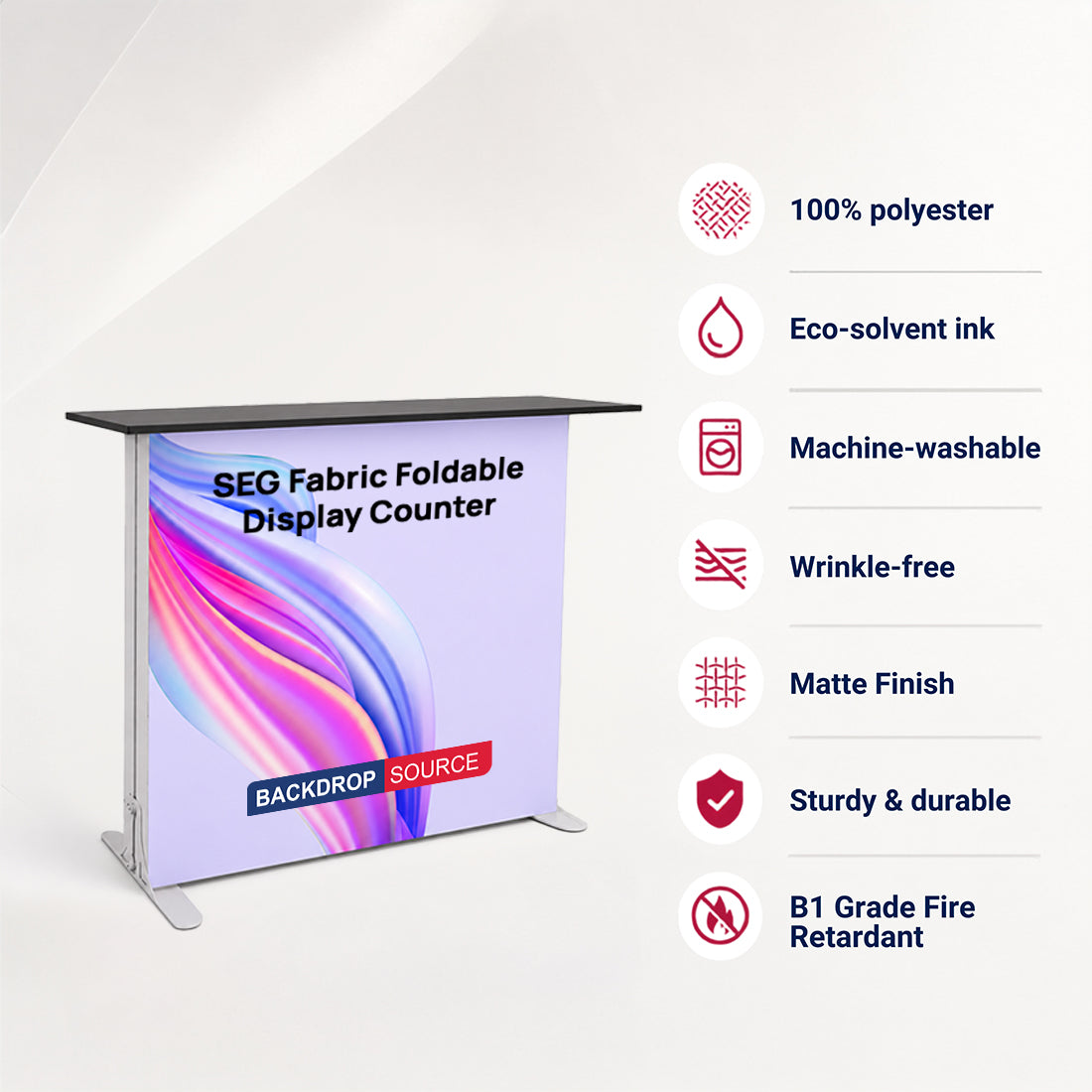 Comptoir d'affichage pliable SEG 