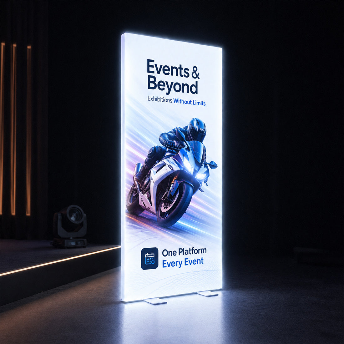 SEG Fabric LED Light Box Display - 2.8ft W x 6.5ft H